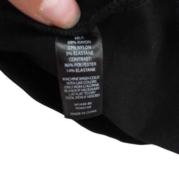 Betabrand Black Pull On A-Line Slimming Skirt Skort Size XXL Shorts Knee Length - Picture 6 of 7